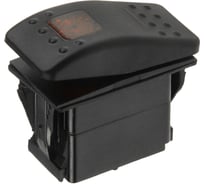 Переключатель трехпозиционный Skipper (ON)-OFF-(ON) 12В/20А с подсветкой SK-A12627GR