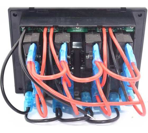 Панель бортового питания Skipper 4 переключателя SK-BP4S