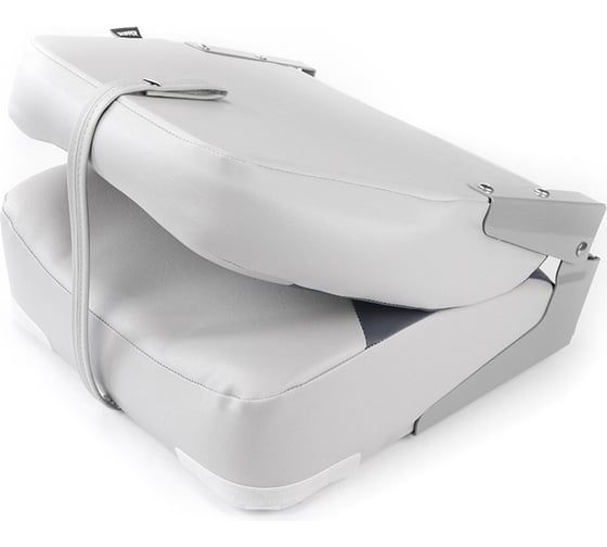 Кресло складное Skipper с мягкими накладками, серый/угольный, пластик SK75101GC
