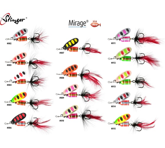 Блесна для рыбалки вращающаяся (вертушка) Stinger Mirage 3 8.5 гр, 014 ef57681