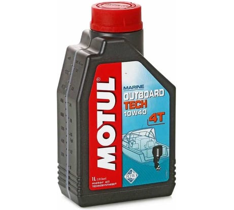 Масло для лодочных моторов MOTUL OUTBOARD TECH 4T 10W40 1 л 112751