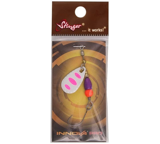 Блесна для рыбалки вращающаяся Stinger вертушка Innova Pro 1, 4.2 г, цвет 011 ef55392