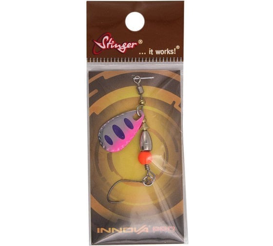 Блесна для рыбалки вращающаяся Stinger вертушка Innova Pro 1, 4.2 г, цвет 005 ef55386