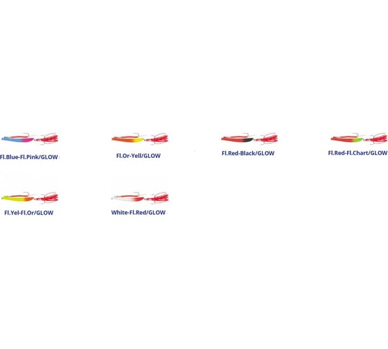 Пилькер Stinger BiColor Pilk 500 г, Fl.Blue-Fl.Pink, GLOW 10, приманка для морской рыбалки ef55419