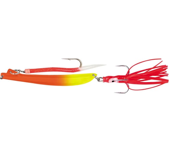 Пилькер Stinger BiColor Pilk 1000 г, Fl.Or-Yell, GLOW 10, приманка для морской рыбалки ef55432 1