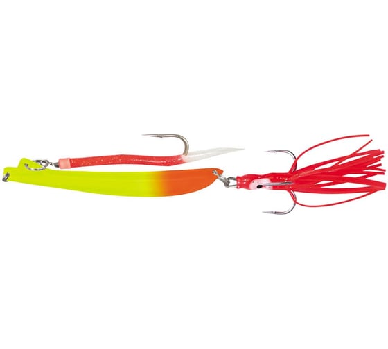 Пилькер Stinger BiColor Pilk 500 г, Fl.Yel-Fl.Or, GLOW 10, приманка для морской рыбалки ef55423 1