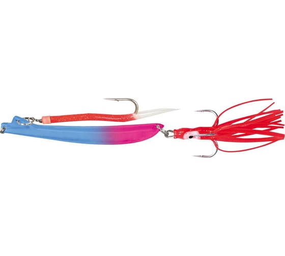 Пилькер Stinger BiColor Pilk 1000 г, Fl.Blue-Fl.Pink, GLOW 10, приманка для морской рыбалки ef55431 1