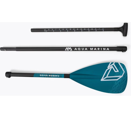 Весло Aqua Marina CARBON GUIDE для SUP-доски, карбон, трехсекционное, регулируемое 180-220 см B0303014