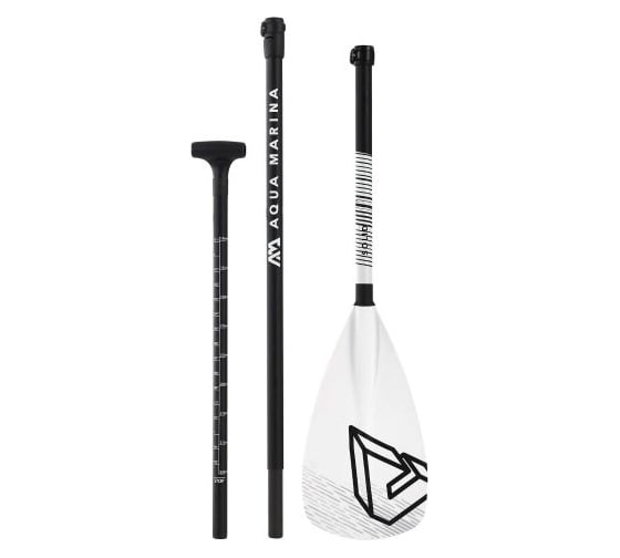 Весло Aqua Marina SOLID для SUP-доски, фибергласс, трехсекционное, регулируемое 180-220 см B0303013