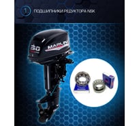 Лодочный мотор MARLIN MP 30 AMHL Proline