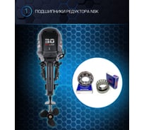Лодочный мотор MARLIN MP 30 AWRL Proline