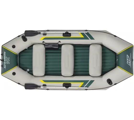 Надувная лодка BestWay Ranger Elite X4 Raft Set 320x148x47 см, вёсла , насос 62086, до 500кг 65157 BW