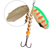 Блесна для рыбалки вращающаяся LureMax Kamchatka 23 гр, цвет 023/GrOr LSPK23-023/GrOr