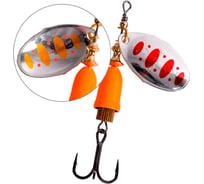 Блесна для рыбалки вращающаяся LureMax Foxy-3 10 гр, цвет 004/Or LSPF3-004/Or