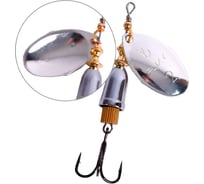 Блесна для рыбалки вращающаяся LureMax Foxy-3 10 гр, цвет 001/S LSPF3-001/S