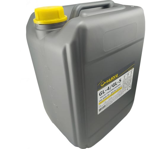 Масло трансмиссионное М ТМ 4/5 SAE 80W-90 GL-4/GL-5 для лодочных моторов, грузовых автомобилей, сельхозтехники, тракторов, бульдозеров, экскаваторов, автобусов, канистра 20 л ЛАДОГА LMT_GL4/5_8090_18