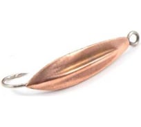 Блесна вертикальная Yaman "Яман" Жучок размер 25 мм, вес 1,5 г, цвет медь, 3 шт Я-БВ201