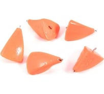 Груз пуля-эксцентрик окрашенный разборный Yaman "ЯМАН" 10 шт, 4 г, оранжевый Я-ГЭОР-4-10О