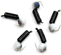 Мормышка безнасадочная Yaman "Гвоздешарик" черный, d-2 мм, вес 0,45 г, кристалл белый, 5 шт Я-МР1714