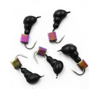 Мормышка безнасадочная Yaman "Муравей с ушком" вес 0,45 г, кубик хамелеон, 5 шт Я-МР1971