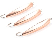 Блесна вертикальная Yaman Пуля,размер 40 мм, вес 5 г, цвет медь, 3 шт Я-БВ141