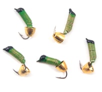 Мормышка вольфрамовая безнасадочная Yaman Ручейник №3, d-1.5 мм, L-8.5 мм, вес 0.60 г, колокол золото Я-МР2838