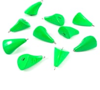 Груз пуля-эксцентрик окрашенный разборный Yaman 10 шт, 40 г, зеленый Я-ГЭОР-40-10З