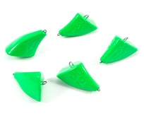 Груз пуля-эксцентрик окрашенный разборный Yaman 5 шт, 52 г, зеленый Я-ГЭОР-52-5З