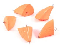 Груз пуля-эксцентрик окрашенный разборный Yaman 5 шт, 56 г, оранжевый Я-ГЭОР-56-5О