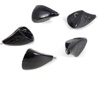 Груз пуля-эксцентрик окрашенный разборный Yaman 5 шт, 56 г, черный Я-ГЭОР-56-5Ч