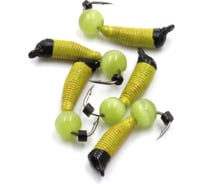 Мормышка вольфрамовая безнасадочная Yaman Ручейник №5, d-2 мм, L-9.5 мм, вес 0.80 г, кошачий глаз сверл Я-МР1145