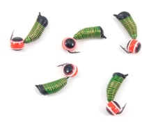 Мормышка вольфрамовая безнасадочная Yaman Ручейник №6, d-2.5 мм, L-8.5 мм, вес 0.80 г, рыбий глаз Я-МР2866