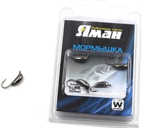 Мормышка вольфрамовая Yaman Банан с ушком размер 1,50, вес 0,20 г, цвет черный никель, 5 шт Я-МР1280