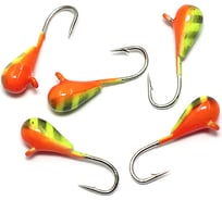 Мормышка вольфрамовая Yaman Капля с ушком размер 3, вес 0,50 г, цвет аргиана, 5 шт Я-МР2263