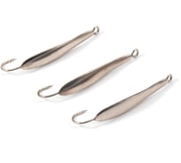 Блесна вертикальная Yaman Малек, размер 28 мм, вес 1.3 г, цвет никель, 3 шт Я-БВ193