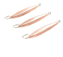 Блесна вертикальная Yaman Отличная, размер 40 мм, вес 3 г, цвет медь, 3 шт Я-БВ117