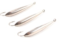 Блесна вертикальная Yaman Лодочка малая, размер 37 мм, вес 4 г, цвет никель, 3 шт Я-БВ121