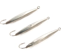 Блесна вертикальная Yaman Отличная, размер 40 мм, вес 3 г, цвет никель, 3 шт Я-БВ115