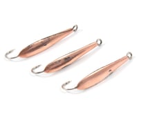Блесна вертикальная Yaman Малек, размер 28 мм, вес 1.3 г, цвет медь, 3 шт Я-БВ195
