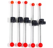 Сторожок витой Yaman 2 шарика, стандарт пластик, 2-15 г, 5 шт Я-РС327