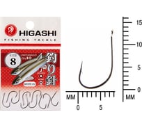 Крючок HIGASHI Umitanago ringed #8 White UV 01356