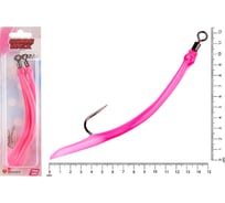 Крючок оснащенный кембриком HIGASHI Gummi Makk #12/0 (set-3pcs), #06 Pink 00634_4214