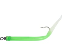 Крючок оснащенный кембриком HIGASHI Gummi Makk #8/0 (set-3pcs), #04 Green 00632_1804