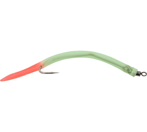 Крючок оснащенный кембриком HIGASHI Gummi Makk #4/0 (set-3pcs), #02 Red Head 05265_4224