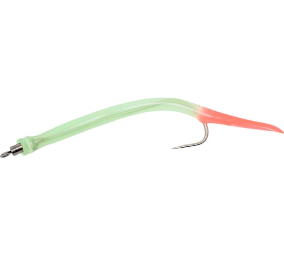 Крючок оснащенный кембриком HIGASHI Gummi Makk #4/0 (set-3pcs), #02 Red Head 05265_4224