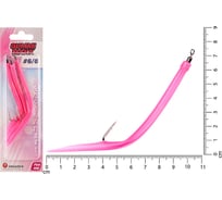 Крючок оснащенный кембриком HIGASHI Gummi Makk #6/0 (set-3pcs), #06 Pink 05264_4222