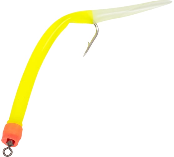 Крючок оснащенный кембриком HIGASHI Gummi Makk #6/0 (set-3pcs), #03 Yellow 05264_4219
