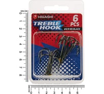 Тройники HIGASHI TH-1 #2/0 NS Black 00588