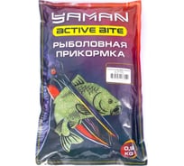 Прикормка Yaman Active Bite Карась (конопля), зелёный, 900 г Y-AB-20