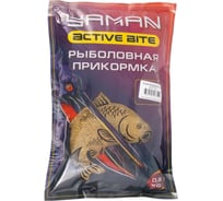Прикормка Yaman Active Bite Карп (мёд), жёлтый, 900 г Y-AB-19